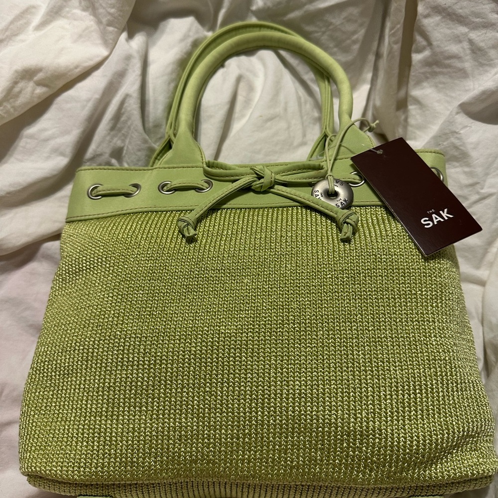 The Sak Lime Green Tote Bag